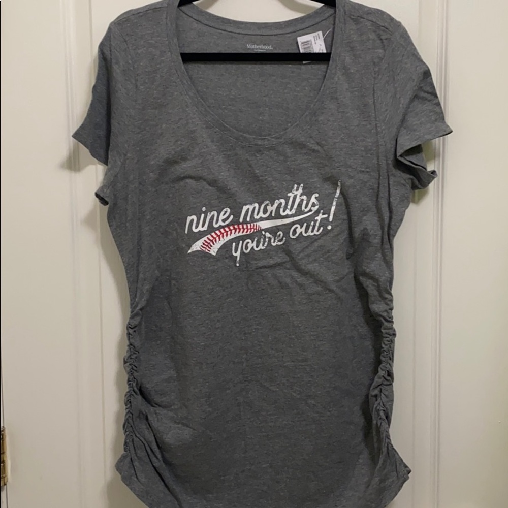 Motherhood Maternity Baseball Tee